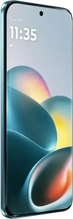 Motorola Edge 70 Plus – Pantone Milky Blue · Front