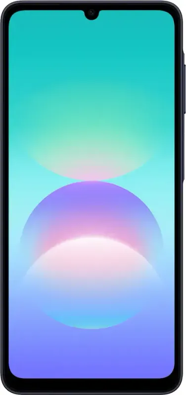 Samsung Galaxy A08 – Navy Blue · Front