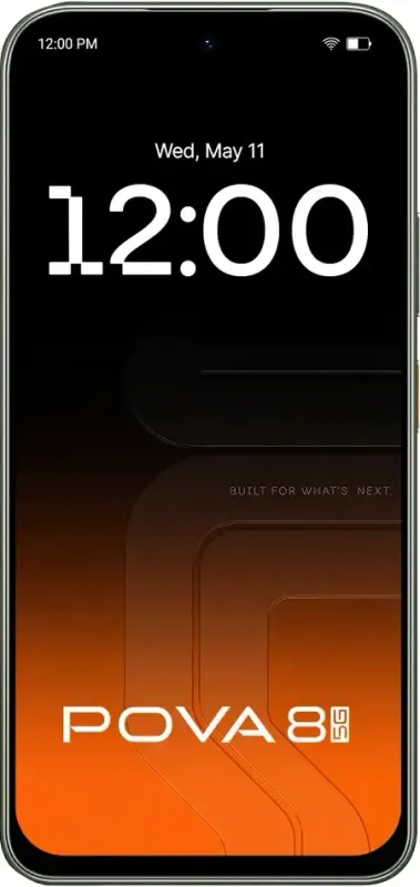 Tecno Pova 8 – Terminal Green · Front