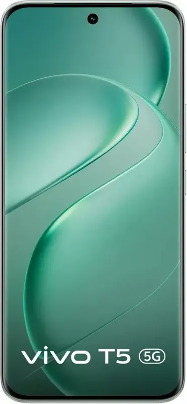 Vivo T5 (India) – Silver Green · Front